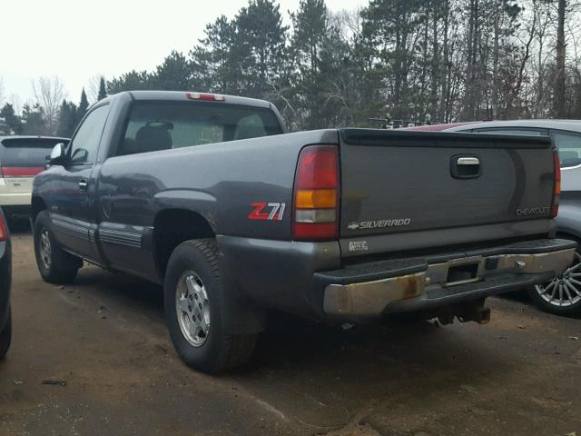 1GCEK14T0XE222156 - 1999 CHEVROLET SILVERADO GRAY photo 3