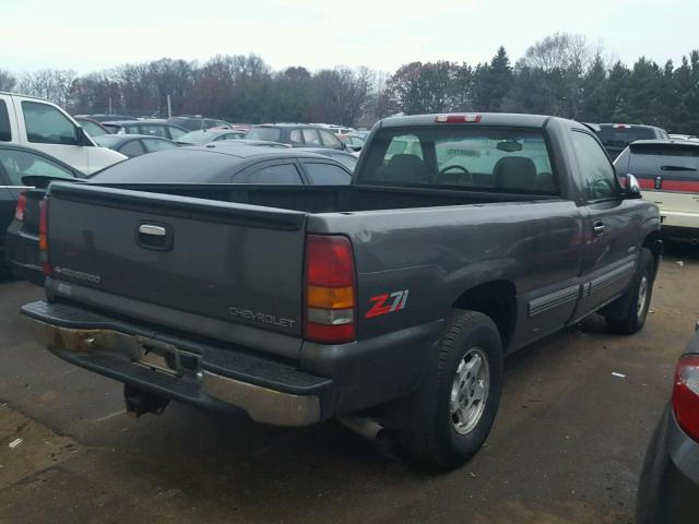 1GCEK14T0XE222156 - 1999 CHEVROLET SILVERADO GRAY photo 4