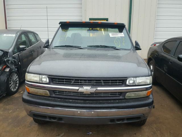 1GCEK14T0XE222156 - 1999 CHEVROLET SILVERADO GRAY photo 9