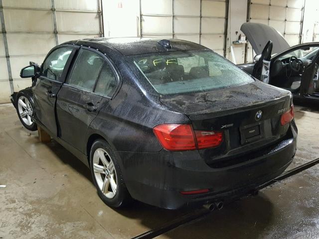 WBA3B3C50FF548566 - 2015 BMW 328 XI Czarny zdjęcie 3