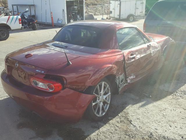 JM1NC2FF0A0208997 - 2010 MAZDA MX-5 MIATA RED photo 4