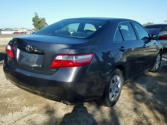 4T1BE46K27U574947 - 2007 TOYOTA CAMRY CE/L GRAY photo 4