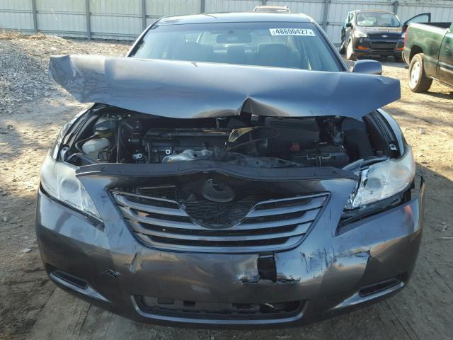 4T1BE46K27U574947 - 2007 TOYOTA CAMRY CE/L GRAY photo 9