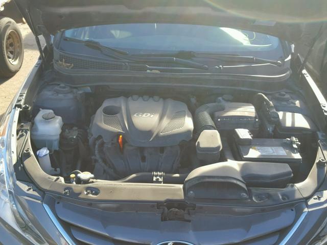 5NPEB4AC7DH555570 - 2013 HYUNDAI SONATA GLS SILVER photo 7