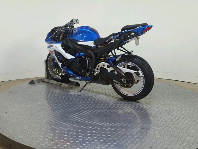 JS1GN7EAX92103870 - 2009 SUZUKI GSX-R600 BLUE photo 6