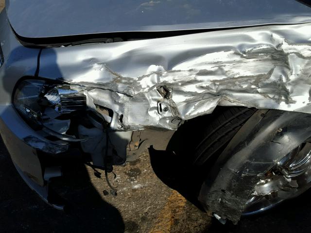 1G1ZG57B69F141410 - 2009 CHEVROLET MALIBU LS ვერცხლისფერი ფოტო 10