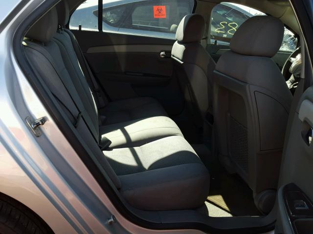 1G1ZG57B69F141410 - 2009 CHEVROLET MALIBU LS ვერცხლისფერი ფოტო 6