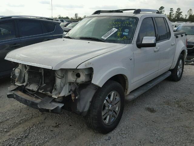 1FMEU33858UA17826 - 2008 FORD EXPLORER S WHITE photo 2