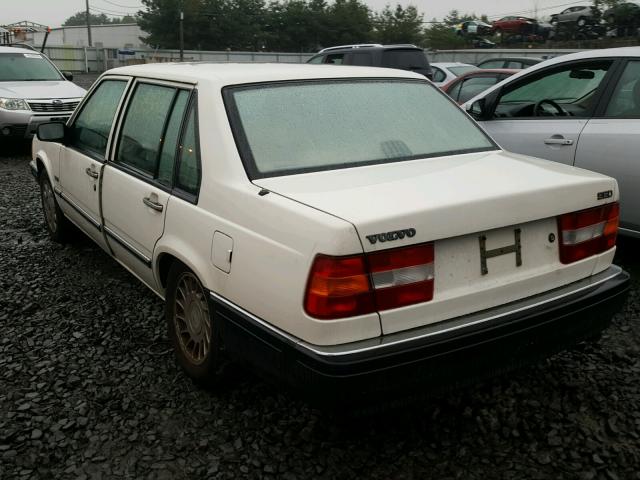 YV1KS9501P0028703 - 1993 VOLVO 960 WHITE photo 3