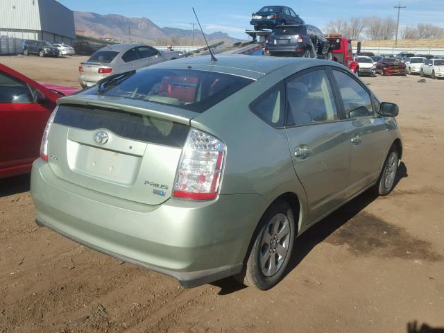 JTDKB20U373260905 - 2007 TOYOTA PRIUS GREEN photo 4