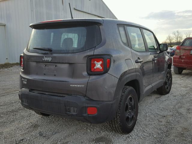 ZACCJBAB6HPF20750 - 2017 JEEP RENEGADE S CHARCOAL photo 4