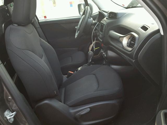 ZACCJBAB6HPF20750 - 2017 JEEP RENEGADE S CHARCOAL photo 5