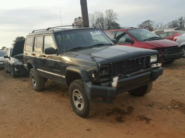 1J4FJ68S7WL232919 - 1998 JEEP CHEROKEE S BLACK photo 1