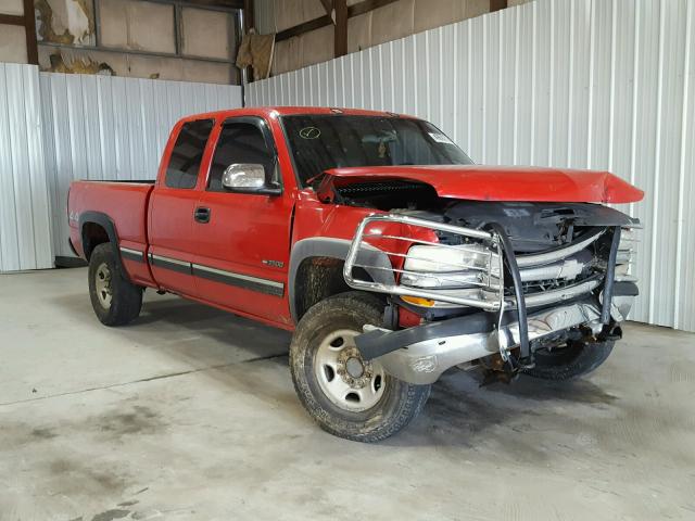 1GCGK29U1YE320212 - 2000 CHEVROLET SILVERADO RED photo 1