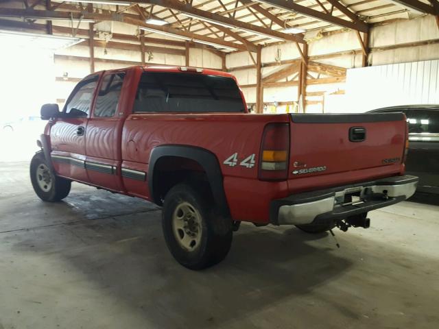 1GCGK29U1YE320212 - 2000 CHEVROLET SILVERADO RED photo 3