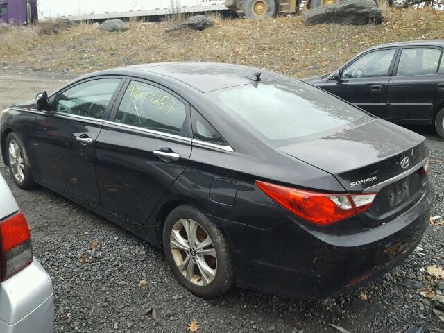 5NPEC4AC2BH004005 - 2011 HYUNDAI SONATA SE BLACK photo 3