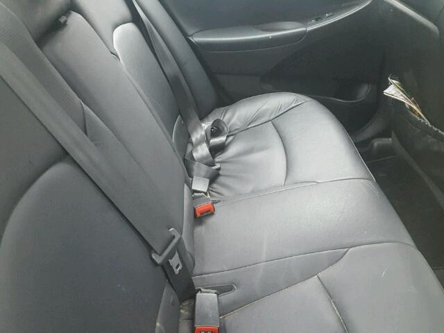 5NPEC4AC2BH004005 - 2011 HYUNDAI SONATA SE შავი ფოტო 6