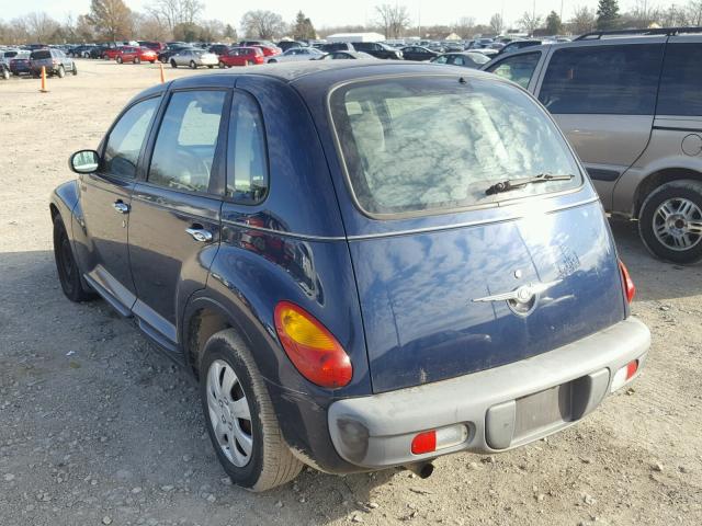 3C4FY48B42T383270 - 2002 CHRYSLER PT CRUISER BLUE photo 3