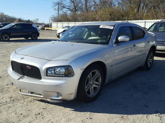 2B3KA53H96H140008 - 2006 DODGE CHARGER R/ SILVER photo 2