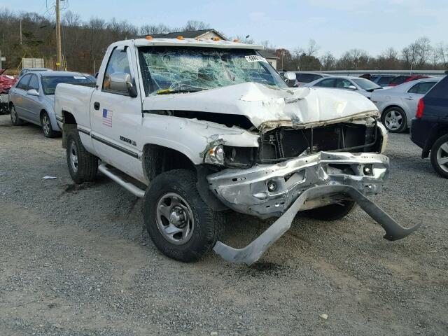 1B7HF16Z8SS268623 - 1995 DODGE RAM 1500 WHITE photo 1