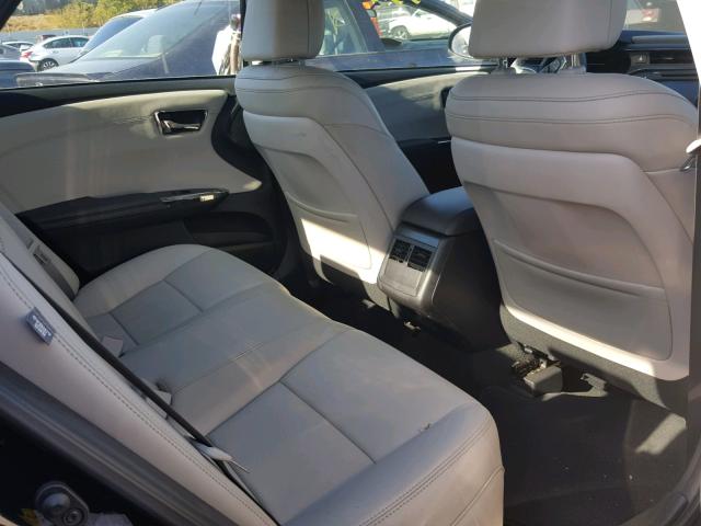 4T1BK1EB3HU252635 - 2017 TOYOTA AVALON XLE BLACK photo 6