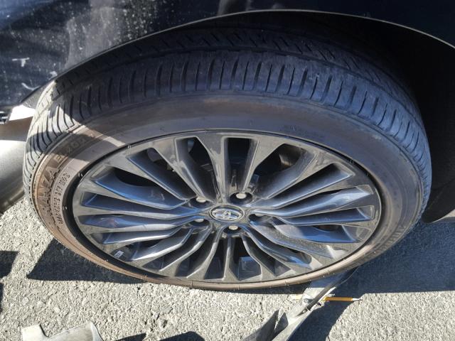 4T1BK1EB3HU252635 - 2017 TOYOTA AVALON XLE BLACK photo 9