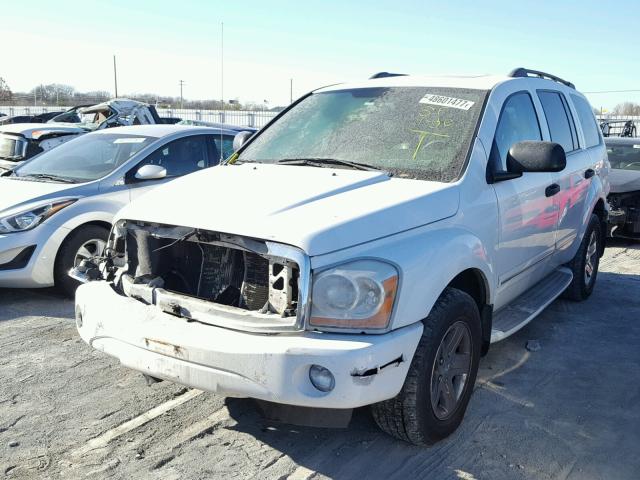 1D8HB58D35F509569 - 2005 DODGE DURANGO LI WHITE photo 2