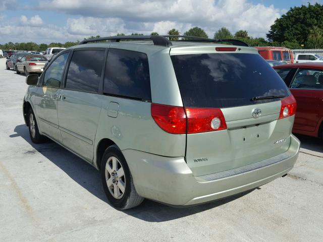 5TDZA22C36S519640 - 2006 TOYOTA SIENNA XLE GREEN photo 3