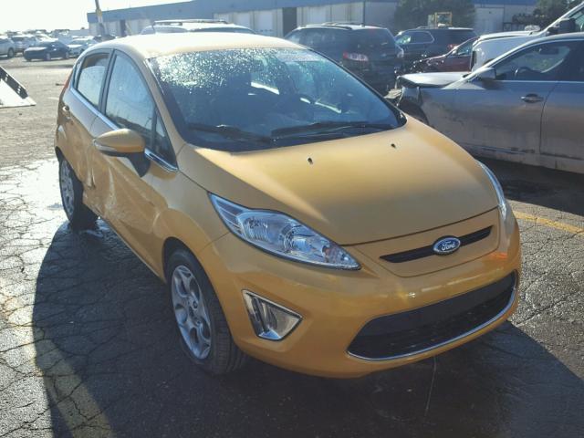 3FADP4FJ7BM100283 - 2011 FORD FIESTA SES YELLOW photo 1