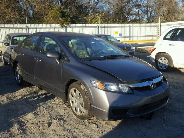 19XFA1F58BE046508 - 2011 HONDA CIVIC LX GRAY photo 1