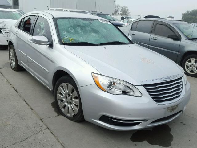 1C3CCBAB8CN271383 - 2012 CHRYSLER 200 LX SILVER photo 1