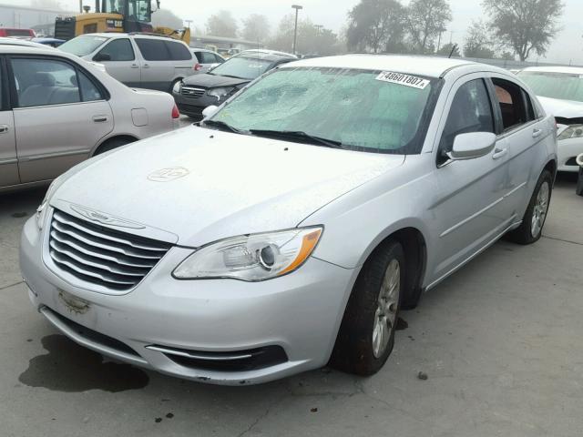 1C3CCBAB8CN271383 - 2012 CHRYSLER 200 LX SILVER photo 2