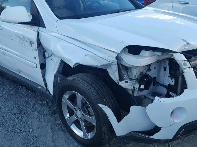 2CNDL63F876036866 - 2007 CHEVROLET EQUINOX LT WHITE photo 9