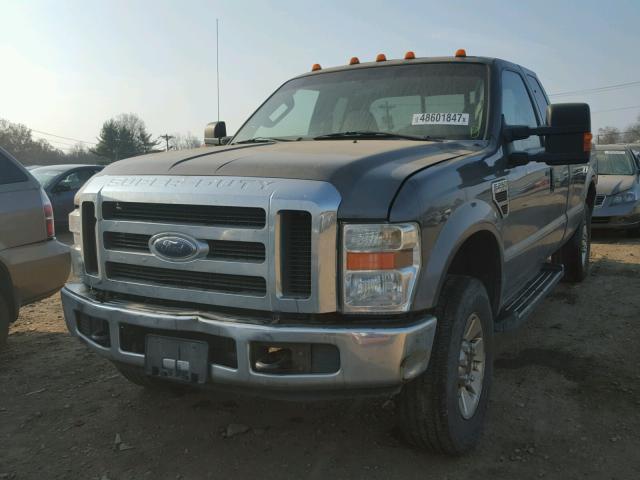 1FTSX21R98EA66736 - 2008 FORD F250 SUPER GRAY photo 2