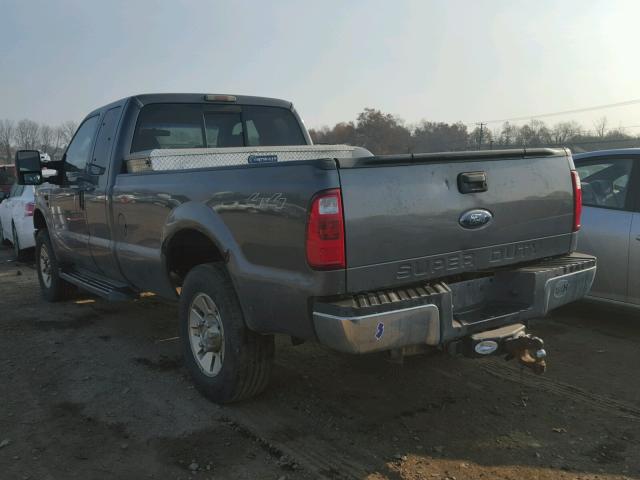 1FTSX21R98EA66736 - 2008 FORD F250 SUPER GRAY photo 3