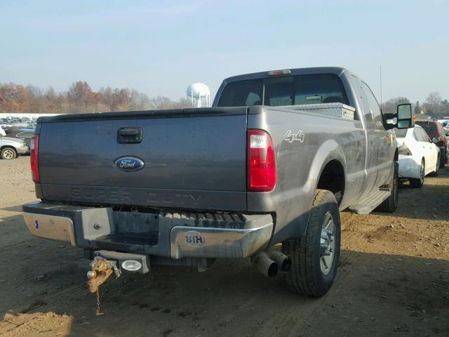 1FTSX21R98EA66736 - 2008 FORD F250 SUPER GRAY photo 4