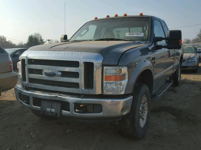 1FTSX21R98EA66736 - 2008 FORD F250 SUPER GRAY photo 9