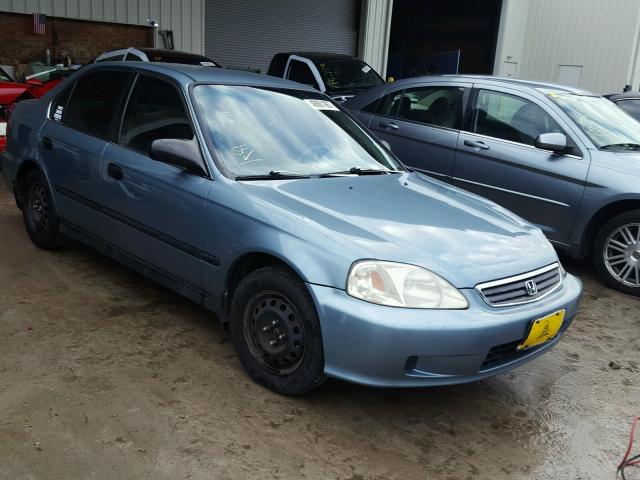 1HGEJ6672YL056124 - 2000 HONDA CIVIC LX BLUE photo 1