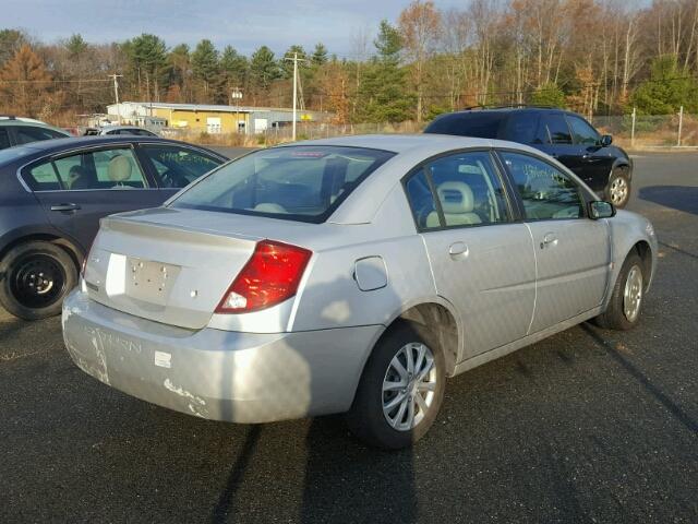 1G8AJ52F94Z189825 - 2004 SATURN ION LEVEL ვერცხლისფერი ფოტო 4