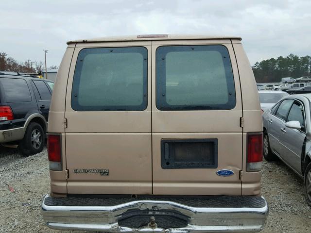 1FBJS31H0THB37566 - 1996 FORD ECONOLINE TAN photo 9