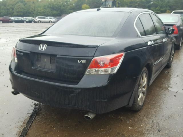 1HGCP368X8A012879 - 2008 HONDA ACCORD EXL BLUE photo 4