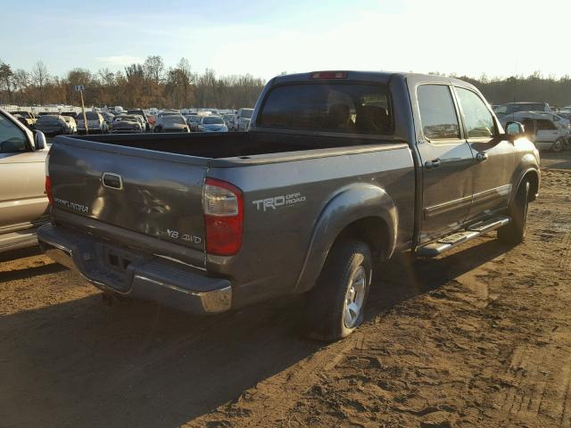 5TBDT44165S471201 - 2005 TOYOTA TUNDRA DOU GRAY photo 4