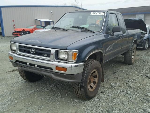 4TAVN13D0RZ172027 - 1994 TOYOTA PICKUP 1/2 GREEN photo 2