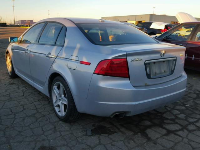 19UUA66254A068063 - 2004 ACURA TL SILVER photo 3