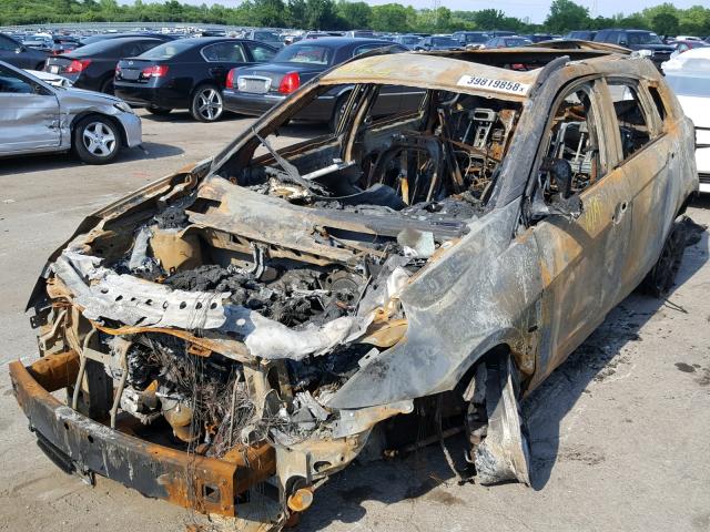 3GYFNDEY2AS587176 - 2010 CADILLAC SRX LUXURY BURN photo 2