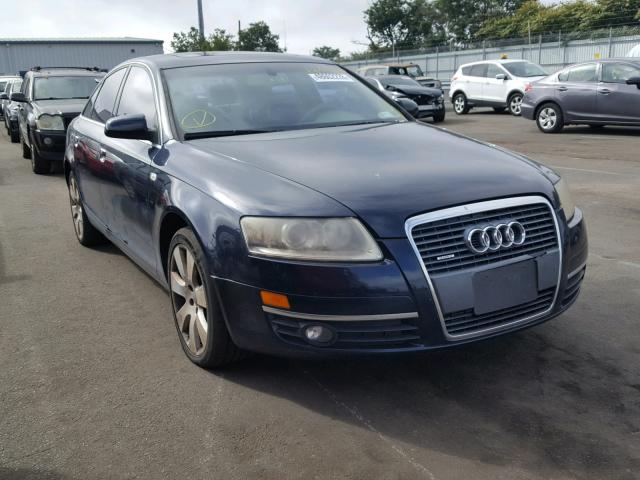 WAUDH74F76N166252 - 2006 AUDI A6 3.2 QUA BLUE photo 1