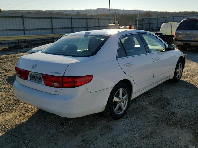 1HGCM568X5A124257 - 2005 HONDA ACCORD EX WHITE photo 4