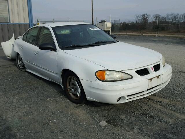 1G2NE52F74M522374 - 2004 PONTIAC GRAND AM S WHITE photo 1