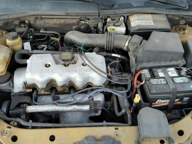 1FAFP34P21W319385 - 2001 FORD FOCUS SE GOLD photo 7