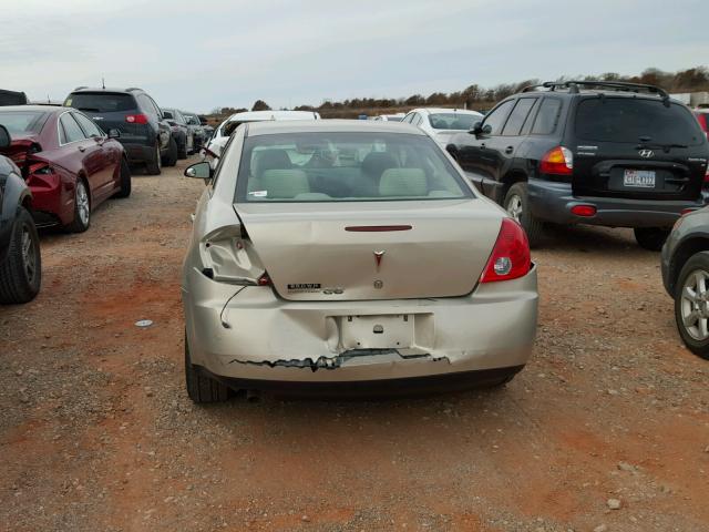 1G2ZG57B394163372 - 2009 PONTIAC G6 GOLD photo 9